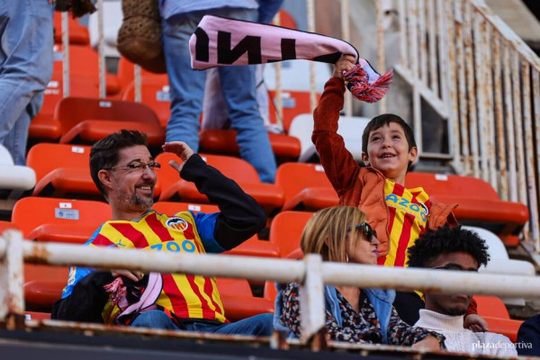 Mestalla, con la afición más 'fiel' de LaLiga