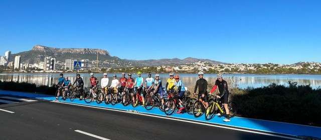 Calp enamora en un nuevo Famtrip cicloturista con amantes del ciclismio, influencers y periodistas 