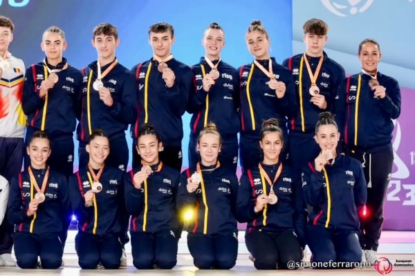 España vuelve con siete medallas del Europeo de Gimnasia Aeróbica