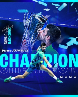 Djokovic gana a Sinner en la final y supera a Roger Federer como el mayor maestro
