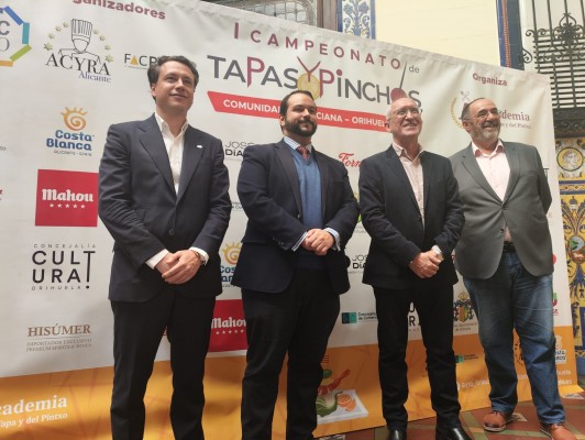 E l I Concurso de Tapa y Pinchos Comunidad Valenciana-Orihuela reunirá a 30 cocineros