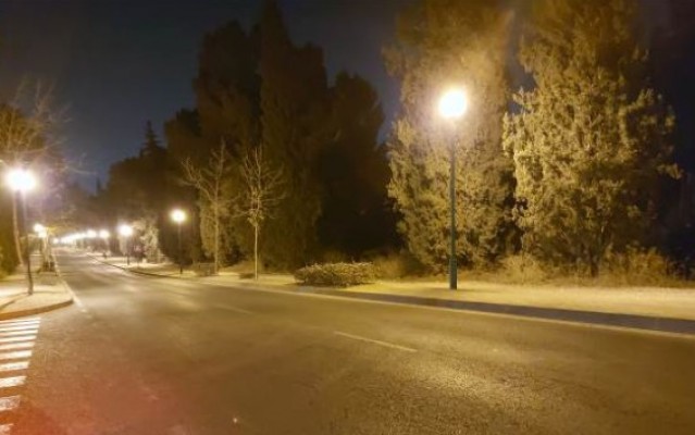 Elecnor renueva cerca de 350 luces de la subida a Tentegorra, Depósito y alrededores
