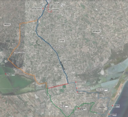 Elche reactiva el proyecto del sendero de 40 km del Vinalopó desde el sur al Camp d'Elx