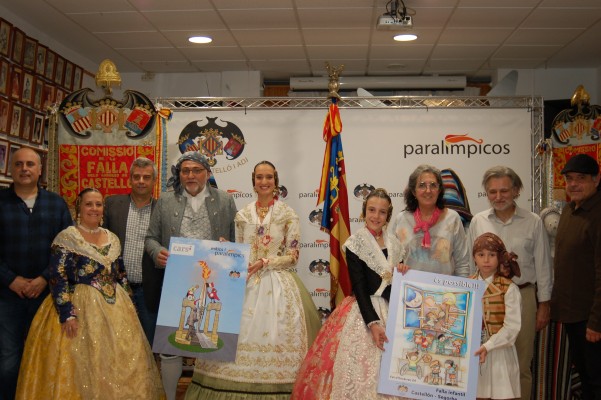 La Falla Castellón-Segorbe presenta los bocetos de los primeros monumentos de la historia dedicados al deporte paralímpico
