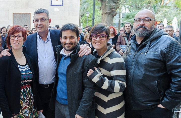 Àgueda Micó, Enric Morera, Vicent Marzà, Marta Sorlí y Enric Nomdedéu (Foto: KIKE TABERNER) - 