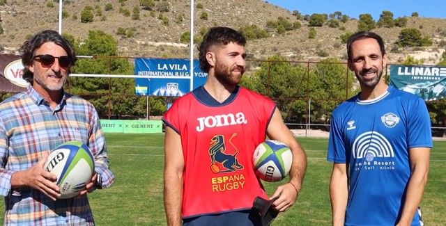 Juanfran Torres entrena con la Selección española de rugby en La Vila