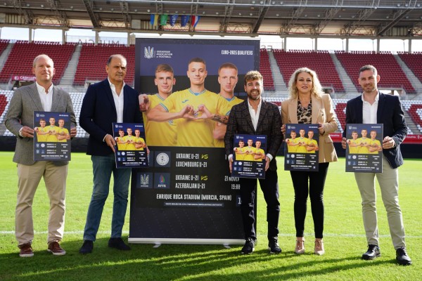Los partidos de competición sub-21 de Ucrania con Luxemburgo y Azerbaiyán, en Murcia 