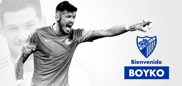 El portero ucraniano Boyko jugará cedido en el Málaga
