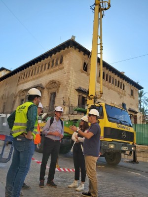 Las obras del Palacio de Rubalcava de Orihuela, en su fase final tras aumentar su presupuesto