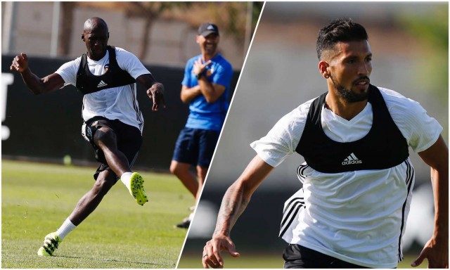 Mangala y Garay entrenan a las órdenes de Ayestarán 