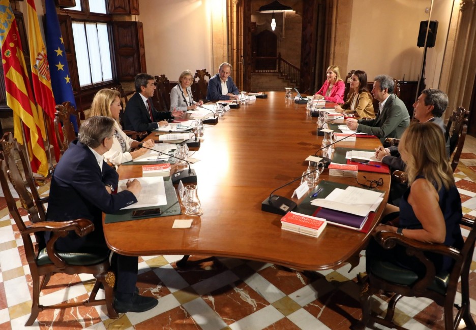 Imagen de un pleno del Consell. Foto: GVA - 