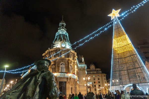 El encendido navideño de Cartagena será el 5 de diciembre y el recorrido de la Cabalgata de Reyes transitará por Alameda, Carmen y Alfonso XIII