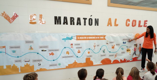 'El Maratón al Cole' crece hasta los

 59 centros y 17.000 escolares