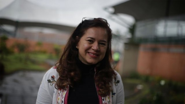 Alejandra Miller convierte a Castelló en parada obligatoria sobre el proceso de paz en Colombia