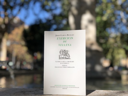 El Magnànim publica un poemari inèdit del xativí Josep Garcia Richart