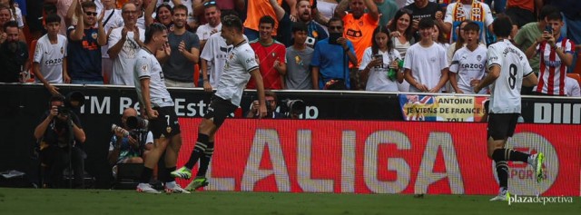 El Valencia suma 7 puntos más que los conseguidos la campaña pasada ante los mismos rivales