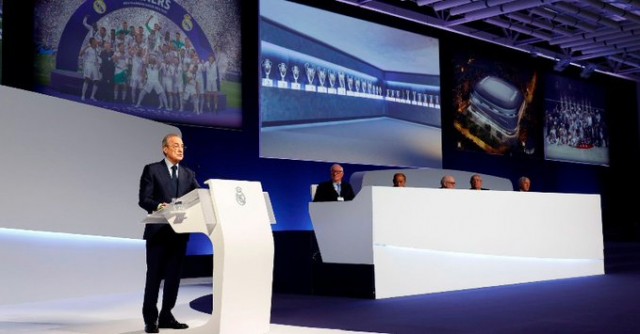 Florentino Pérez pide al Gobierno actuar en el sistema arbitral y ataca a LaLiga