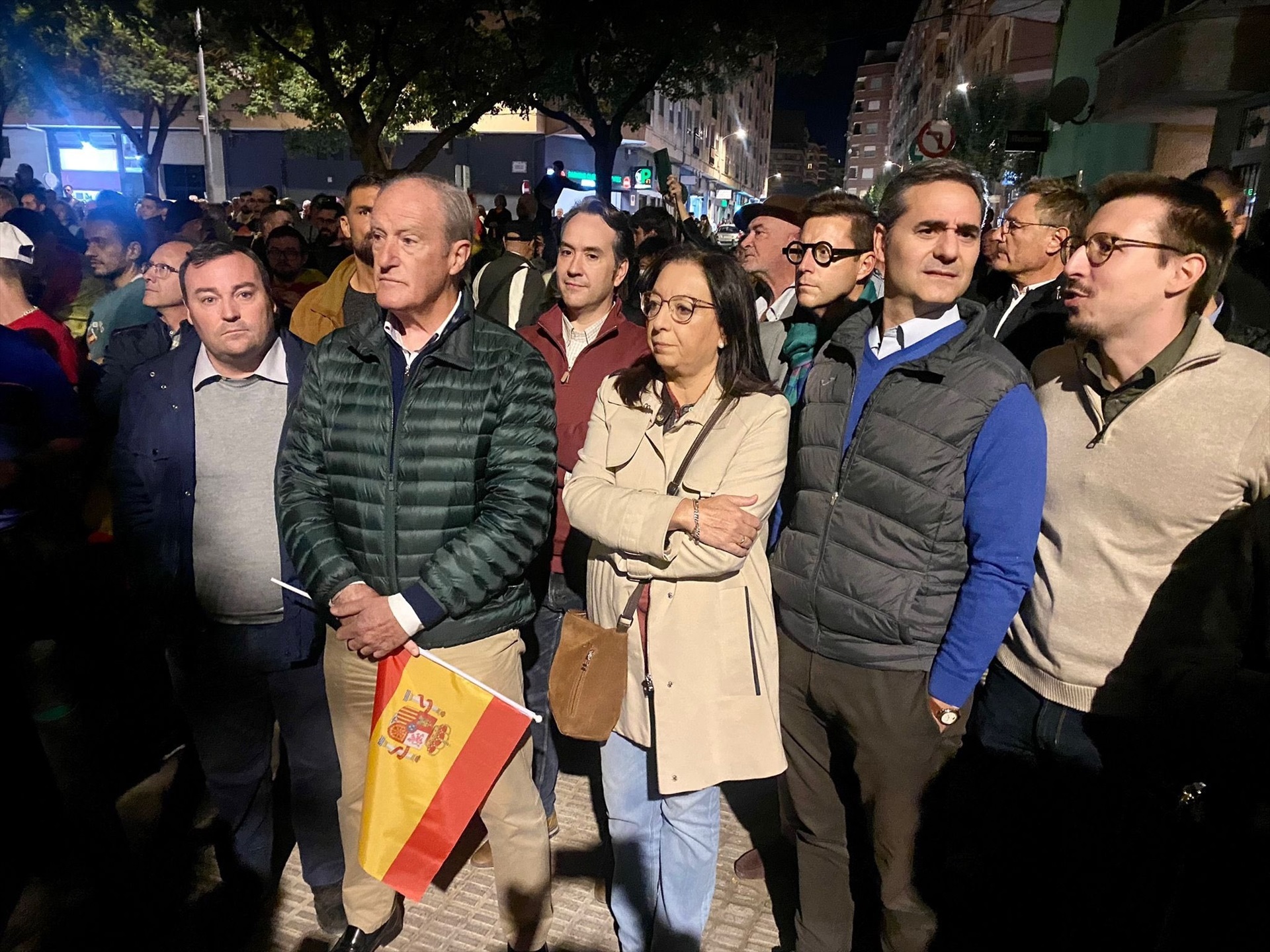 El PSPV pide la reprobación de Llanos Massó por participar en una protesta ante su sede