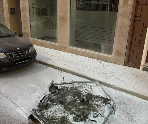 El PPCS denuncia pintadas 
