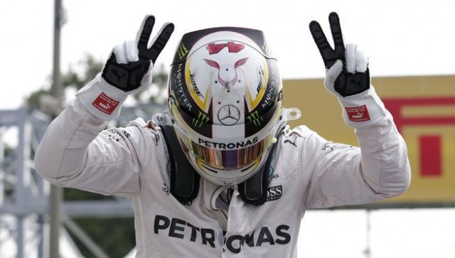 Hamilton impone su autoridad a una vuelta en Monza
