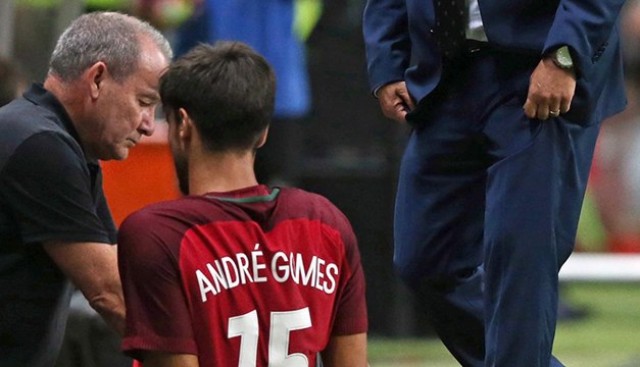 André Gomes sufre una contusión muscular tras el partido con Portugal