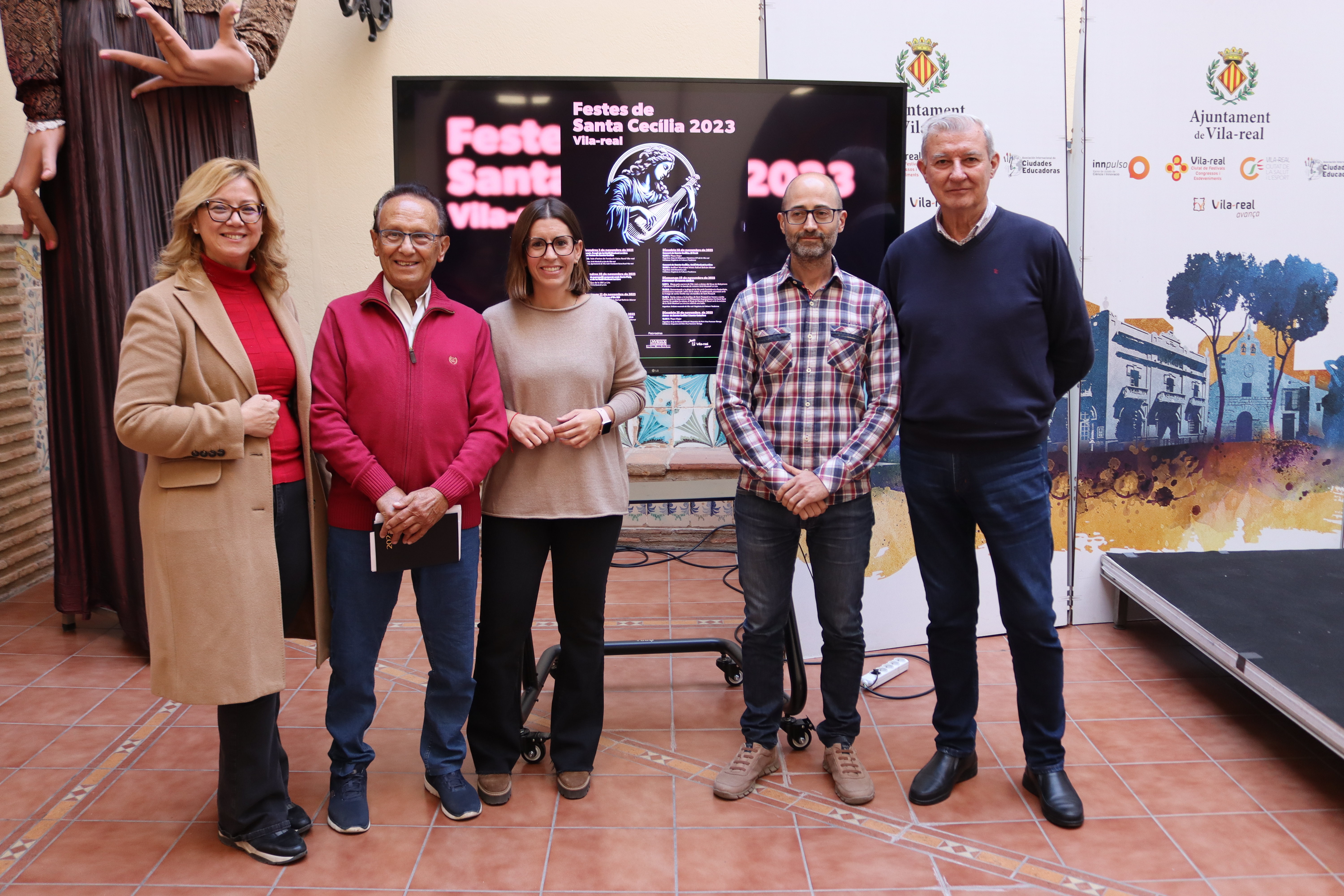 Vila-real celebra Santa Cecília amb un programa conjunt de les seues agrupacions musicals