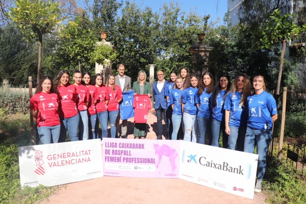 Se presenta la XVII Liga CaixaBank de raspall femenino profesional 