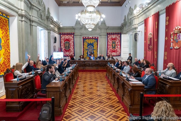 Las ordenanzas fiscales de Cartagena salen adelante con el apoyo del Gobierno