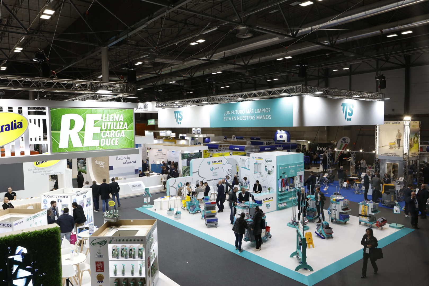 Hygienalia apunta al éxito: la cita de limpieza de Feria Valencia en Madrid camina hacia un récord de visitantes
