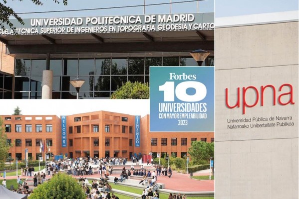 Las universidades Politécnica de Madrid, Alfonso X el Sabio y la Pública de Navarra tienen la mayor tasa de empleo entre sus alumnos, según Forbes
