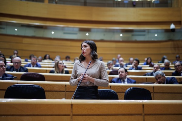 Irene Montero promete, si gobiernan, acreditar a todas las víctimas de violencia sexual