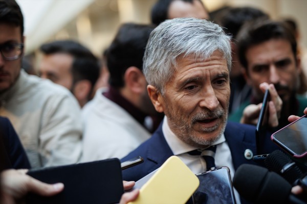 Marlaska asume como propias las órdenes a los 'antidisturbios' en la manifestación de Ferraz