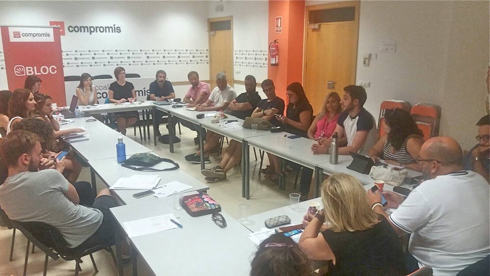 Imagen de la Ejecutiva del Bloc celebrada este lunes - 