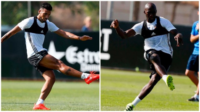 Garay y Mangala trabajan en su compenetración para frenar al Betis