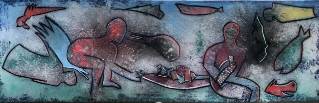 El artista muleño Cristóbal Gabarrón plasma la identidad mediterránea en la Bienal de Arte de Mdina en Malta