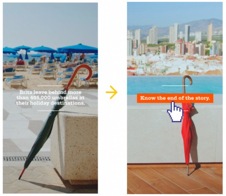 'Lost umbrellas', la nueva campaña de Benidorm en Reino Unido que remarca el buen clima
