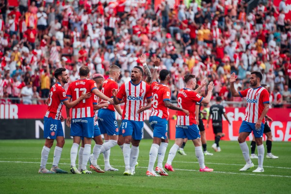 El Girona, el equipo de las cinco grandes ligas con más efectividad de cara a gol