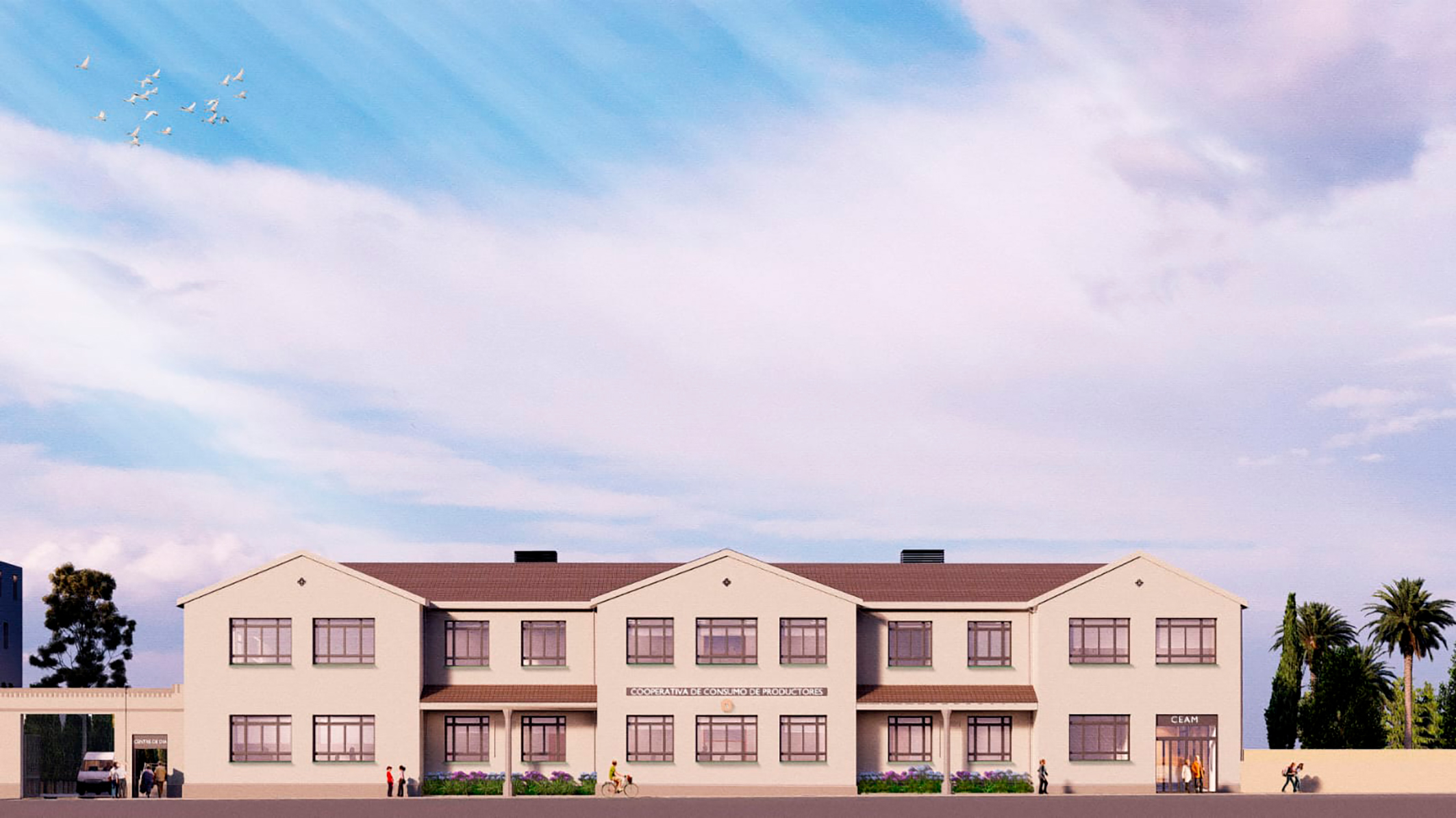 Proyecto de Centro Especial de Asistencia al Mayor del Puerto de Sagunt. Foto: Ajuntament de Sagunt - 