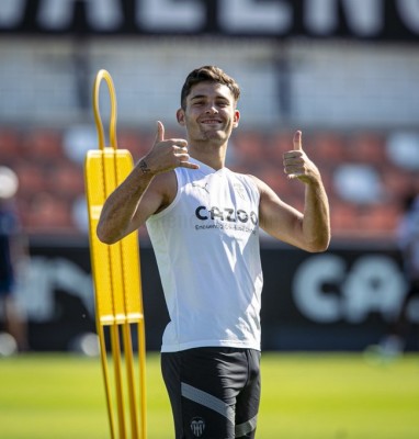 Hugo Duro entra en la lista para jugar ante el Granada
