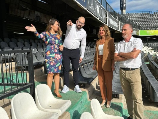El Ayuntamiento y el CD Castellón avanzan en la renovación del convenio y la reforma de Castalia