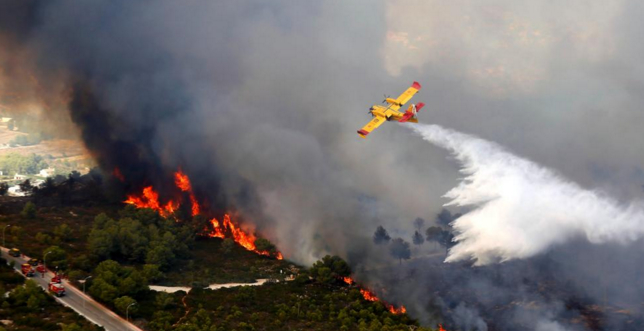El incendio de Bolulla llega a la Sierra de Bernia