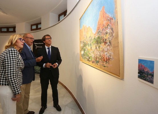 Mariano Ibáñez exhibe una selección de su obra plástica en el Palacio Provincial

