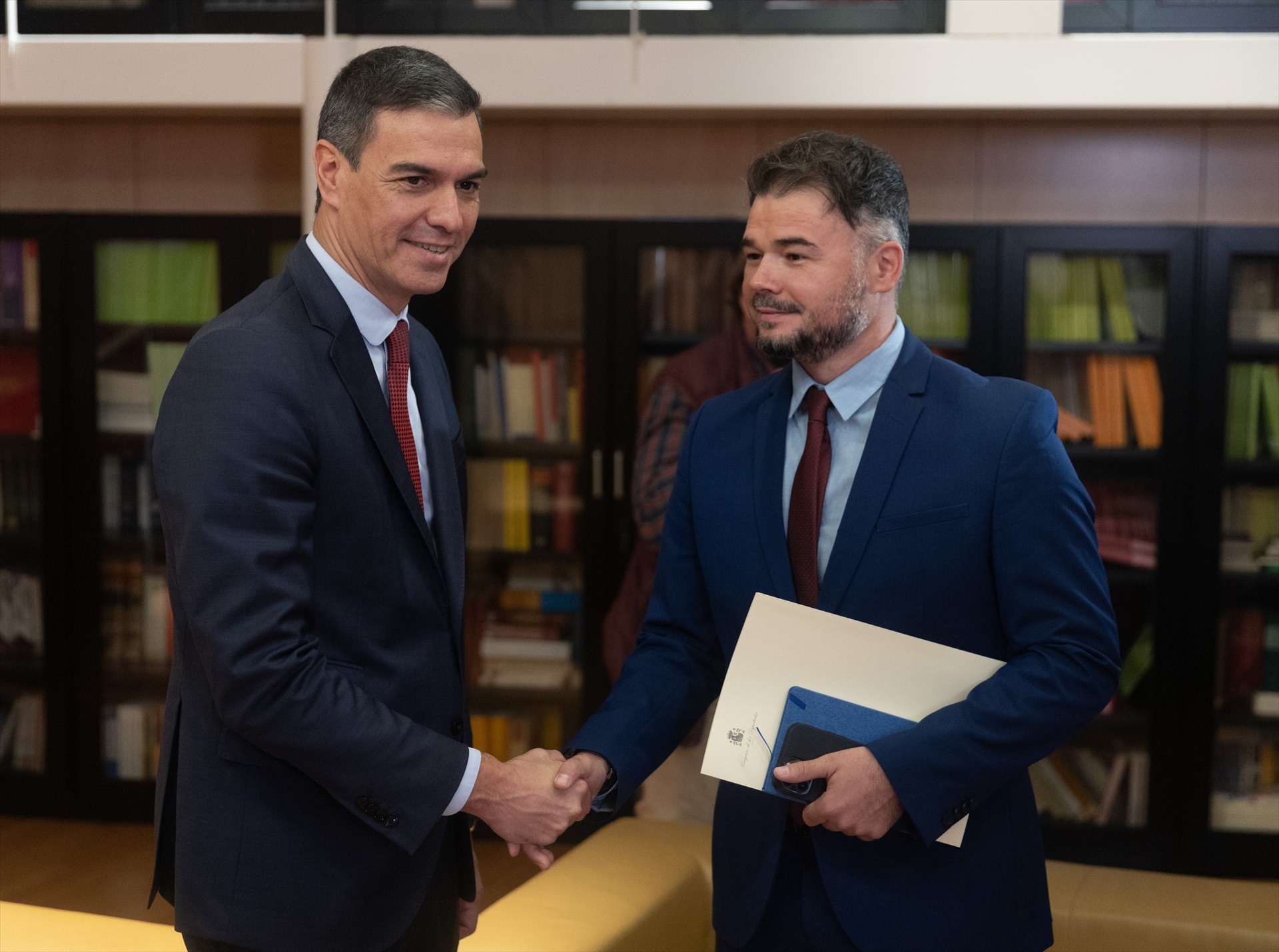 PSOE y ERC alcanzan un acuerdo sobre la amnistía y anuncian que siguen avanzando en la investidura