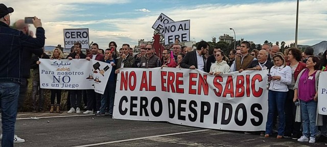 La Comunidad se involucra en el ERE de Sabic y pide una reunión 