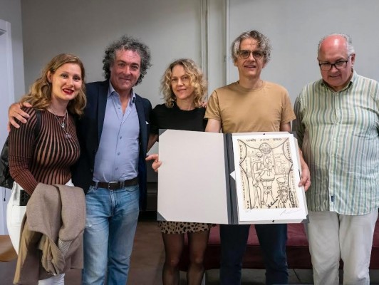 Camaró abre una nueva colección artística con un cuadro dedicado a Lou Reed