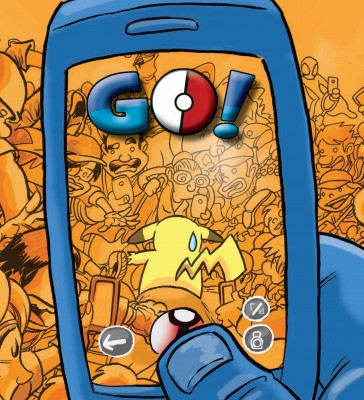 El valenciano José Fonollosa parodia en un cómic la fiebre de ‘Pokémon Go’