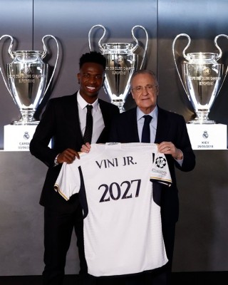 Vinicius jr. renueva hasta 2027