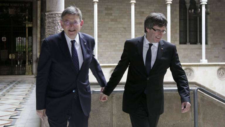 Puigdemont y Puig impulsarán el 19 de septiembre el frente común del Corredor Mediterráneo