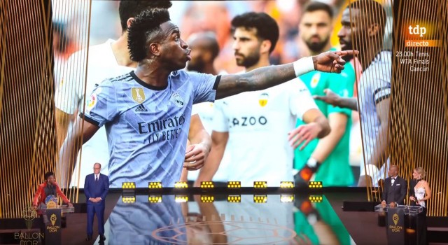 El Valencia CF lamenta el uso de su imagen en la Gala de Balón de Oro por el incidente racista con Vinicius