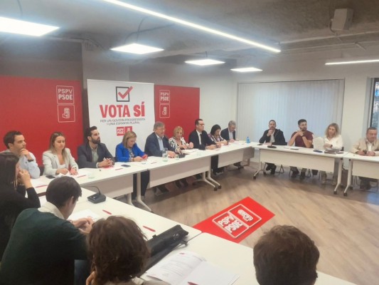 El PSPV ratifica su apoyo a Sánchez para 